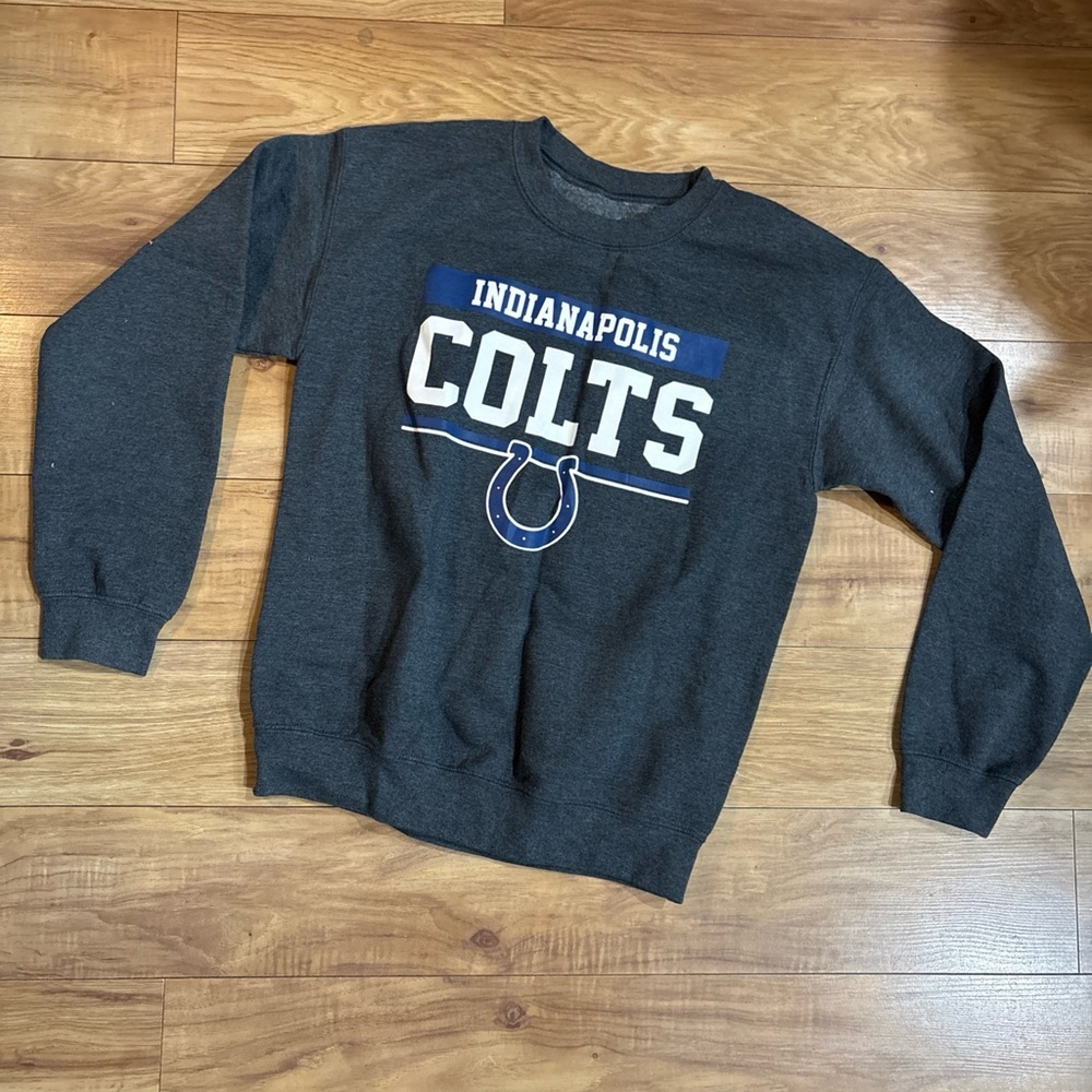 Indianapolis Colts Gray Sweater Crewneck men’s small NFL